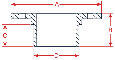 Flange & Bladder custom dimensions