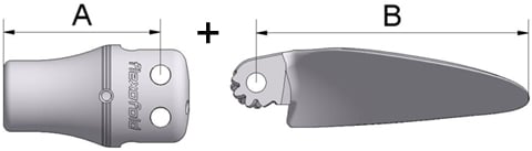 Propeller dimensions - Flexofold Sailboat Propellers