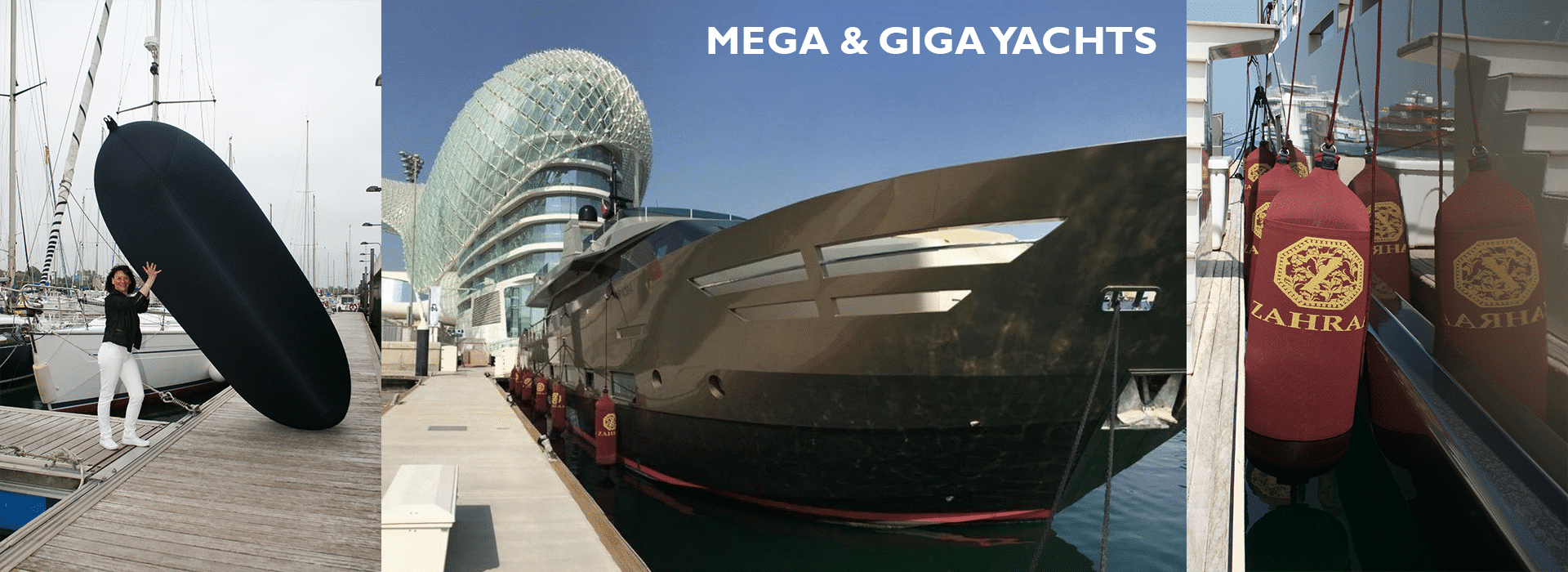 mega & Giga Yachrs Fendertex Fenders