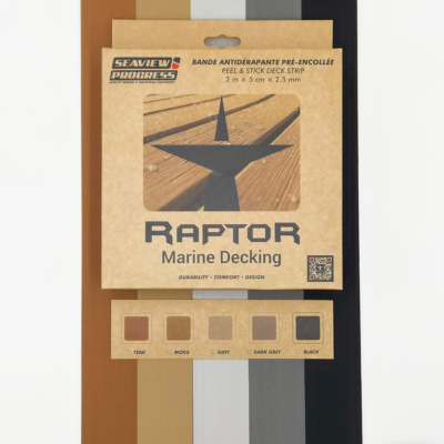 bande antidérapante bateau Raptor Deck EVA marine 2m